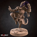 Tiefling Monk Miniature | Tabletop RPG Miniature | Bite the Bullet | Roleplaying 3D Printed Fantasy Mini - 3DPrintDen