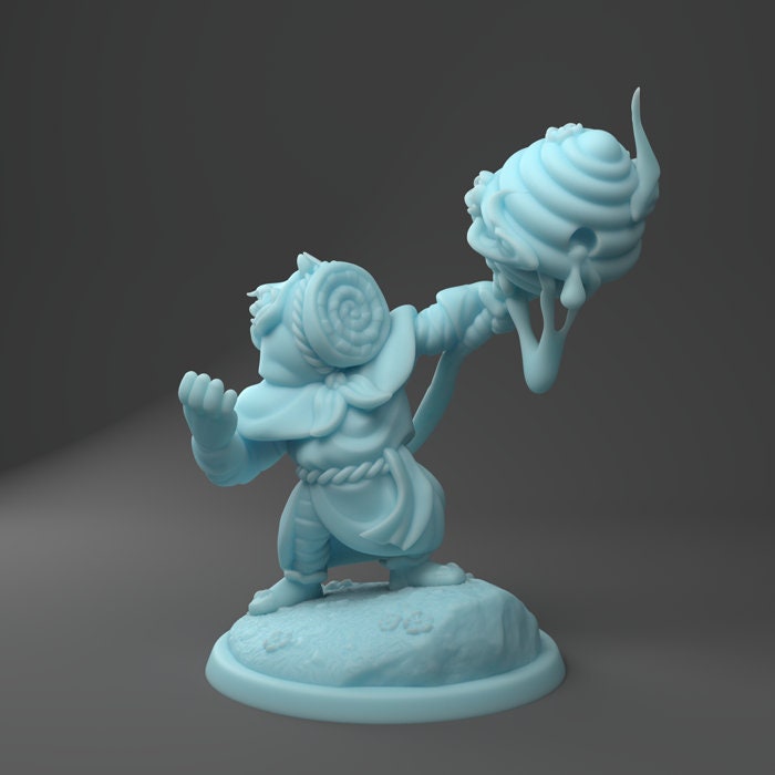 Beekeeper Druid Miniature, Mr BEES | Twin Goddess Miniatures | Tabletop RPG Miniature | Roleplaying 3D Printed Fantasy Mini - 3DPrintDen