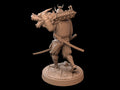 Demon Samurai Miniature, Kaze | Tabletop RPG Miniature | Dragon Trappers Lodge | Roleplaying 3D Printed Fantasy Mini - 3DPrintDen