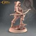 Female Scout Miniature | Tabletop RPG Miniature | Galaad Miniatures | Roleplaying 3D Printed Fantasy Mini - 3DPrintDen