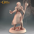 Female Battlemage Miniature | Tabletop RPG Miniature | Galaad Miniatures | Roleplaying 3D Printed Fantasy Mini - 3DPrintDen