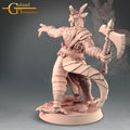 Dragonborn Barbarian Miniature | Tabletop RPG Miniature | Galaad Miniatures | Roleplaying 3D Printed Fantasy Mini - 3DPrintDen