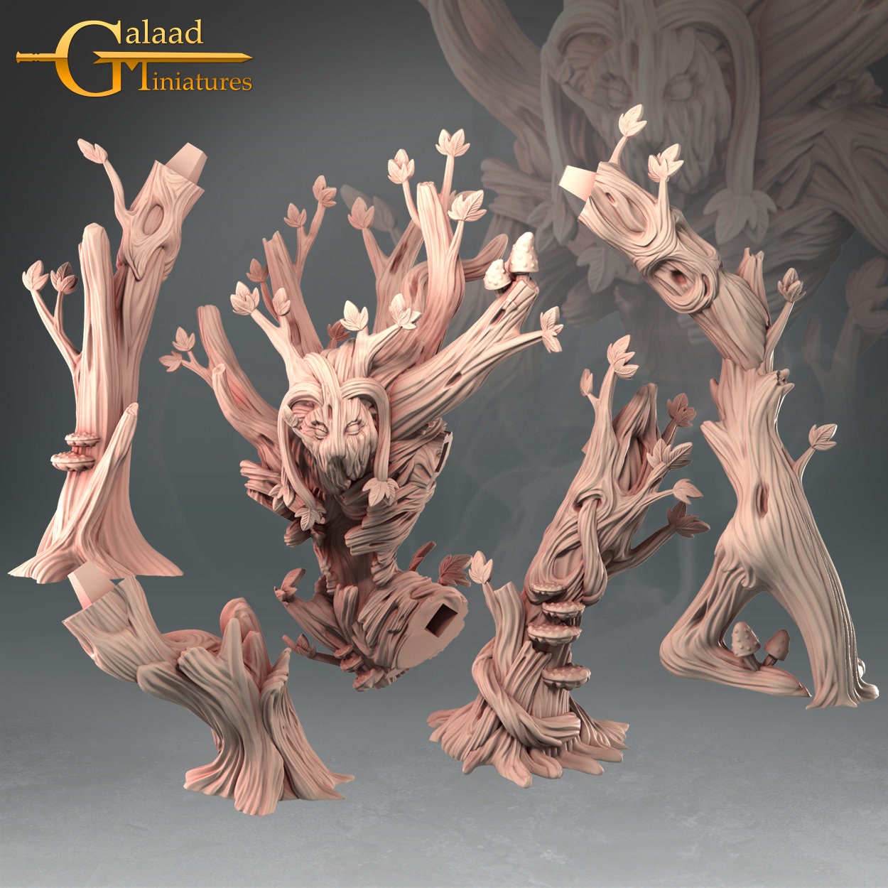 Treant Miniature | Tabletop RPG Miniature | Galaad Miniatures | Roleplaying 3D Printed Fantasy Mini - 3DPrintDen