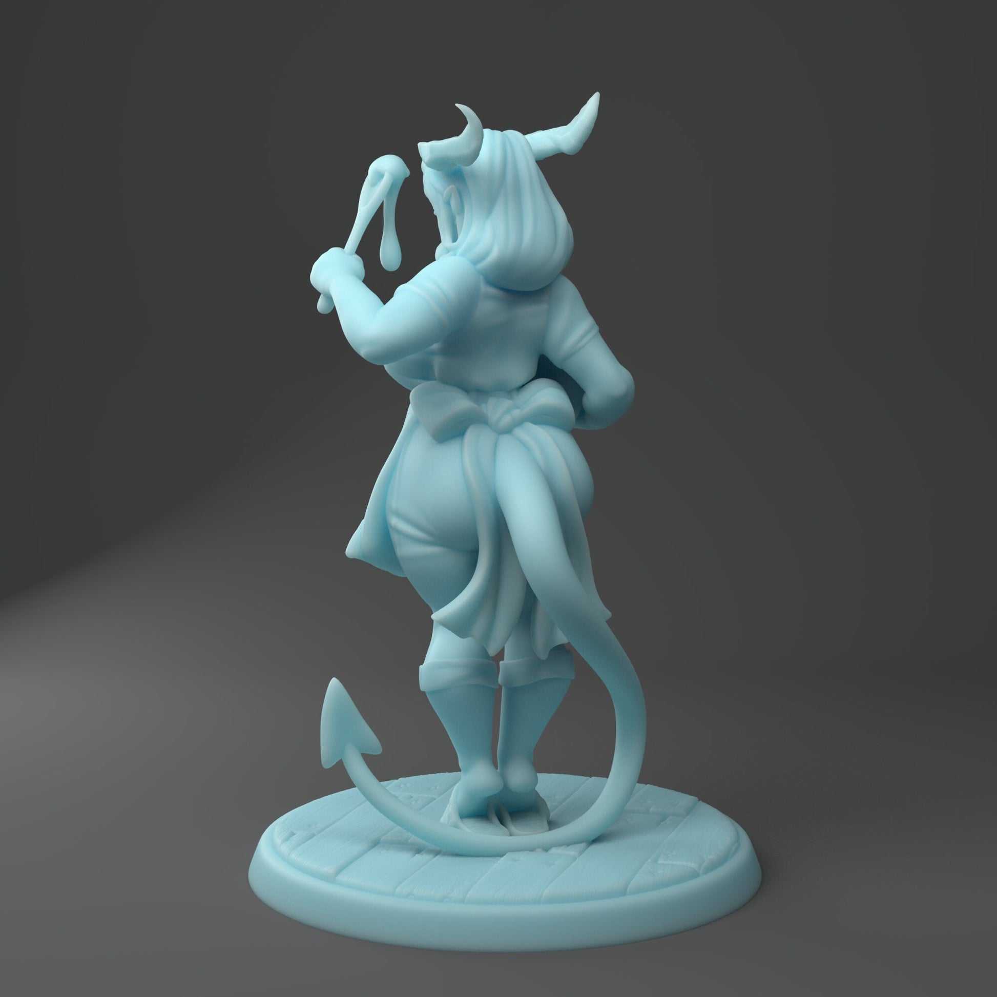 Succubus Mom Miniature | Twin Goddess Miniatures | Tabletop RPG Miniature | Roleplaying 3D Printed Fantasy Mini - 3DPrintDen