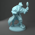 Orc Investigator Miniature, Sharlorc | Twin Goddess Miniatures | Tabletop RPG Miniature | Roleplaying 3D Printed Fantasy Mini - 3DPrintDen