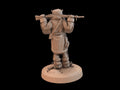 Mountain Man Miniature | Tabletop RPG Miniature | Dragon Trappers Lodge | Roleplaying 3D Printed Fantasy Mini - 3DPrintDen