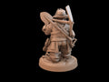 Dwarf Miner Miniature | Tabletop RPG Miniature | Dragon Trappers Lodge | Roleplaying 3D Printed Fantasy Mini - 3DPrintDen