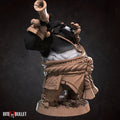 Dojo Master Panda Miniature, Sam | Tabletop RPG Miniature | Bite the Bullet | Roleplaying 3D Printed Fantasy Mini - 3DPrintDen