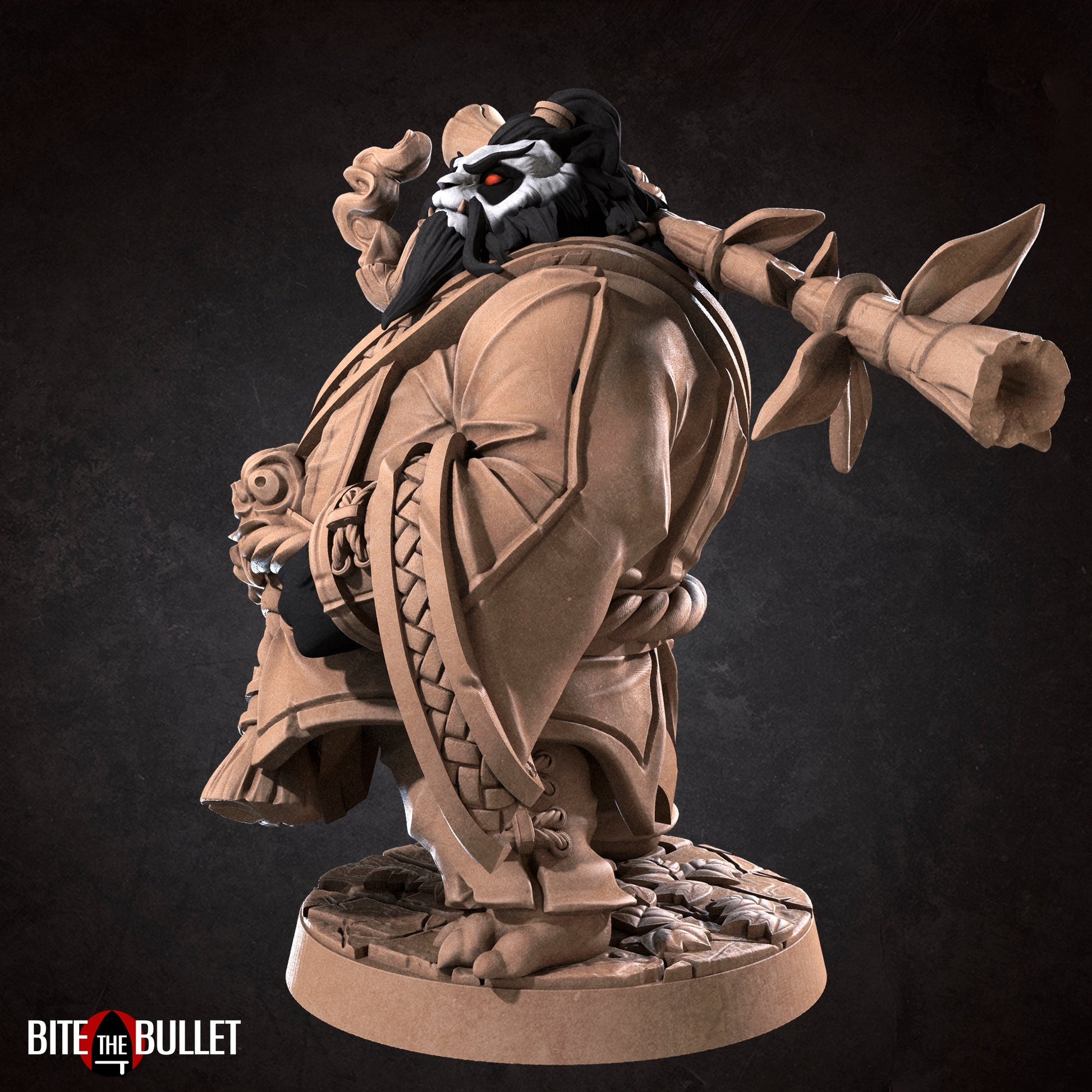 Dojo Master Panda Miniature, Sam | Tabletop RPG Miniature | Bite the Bullet | Roleplaying 3D Printed Fantasy Mini - 3DPrintDen