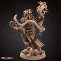 Female Dragonborn Wizard Miniature | Tabletop RPG Miniature | Bite the Bullet | Roleplaying 3D Printed Fantasy Mini - 3DPrintDen