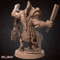 Gnoll Butcher Miniature, Ukor | Tabletop RPG Miniature | Bite the Bullet | Roleplaying 3D Printed Fantasy Mini - 3DPrintDen