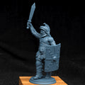 Gladiator Miniature | Tabletop RPG Miniature | Creature Armory | Roleplaying 3D Printed Fantasy Mini - 3DPrintDen