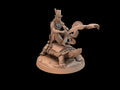 Man and Turtle Miniature | Tabletop RPG Miniature | Dragon Trappers Lodge | Roleplaying 3D Printed Fantasy Mini - 3DPrintDen