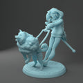 Blind Warlock Miniature, Kelsey | Twin Goddess Miniatures | Tabletop RPG Miniature | Roleplaying 3D Printed Fantasy Mini - 3DPrintDen