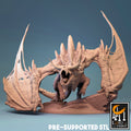 Ancient Magma Dragon Miniature | Tabletop RPG Miniature | Rescale Miniature | Roleplaying 3D Printed Fantasy Mini - 3DPrintDen