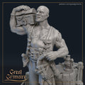 Sailor Giant, Tiny Sam Diorama | Tabletop RPG Miniature | Great Grimoire | Roleplaying 3D Printed Fantasy Mini - 3DPrintDen