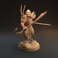 Lionfolk Warrior Miniature, Katoki | Tabletop RPG Miniature | Dragon Trappers Lodge | Roleplaying 3D Printed Fantasy Mini - 3DPrintDen