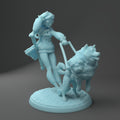 Blind Warlock Miniature, Kelsey | Twin Goddess Miniatures | Tabletop RPG Miniature | Roleplaying 3D Printed Fantasy Mini - 3DPrintDen