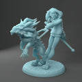 Blind Warlock Miniature, Kelsey | Twin Goddess Miniatures | Tabletop RPG Miniature | Roleplaying 3D Printed Fantasy Mini - 3DPrintDen