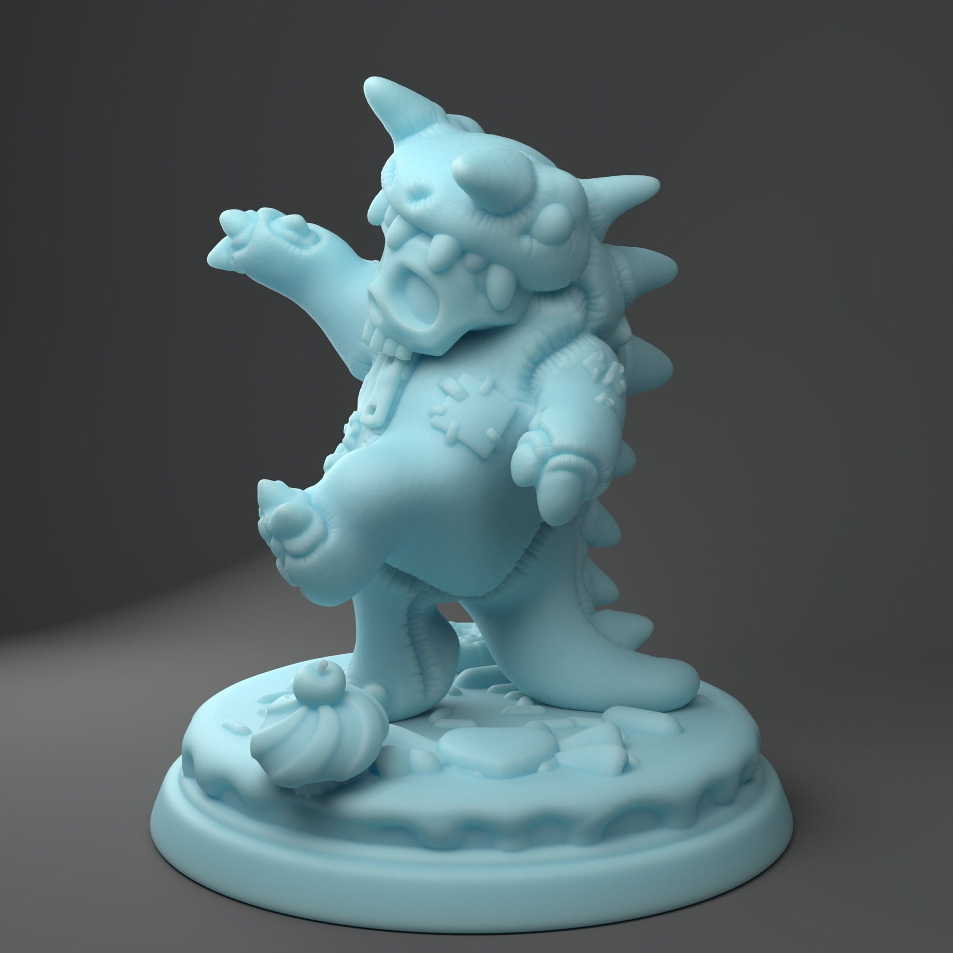 Monster Costume Miniature | Twin Goddess Miniatures | Tabletop RPG Miniature | Roleplaying 3D Printed Fantasy Mini - 3DPrintDen