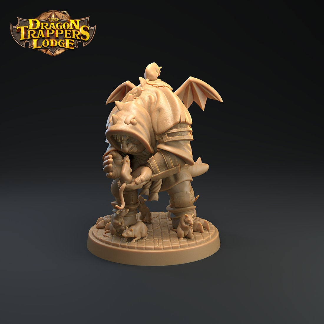 Hunchback Miniature | Tabletop RPG Miniature | Dragon Trappers Lodge | Roleplaying 3D Printed Fantasy Mini - 3DPrintDen