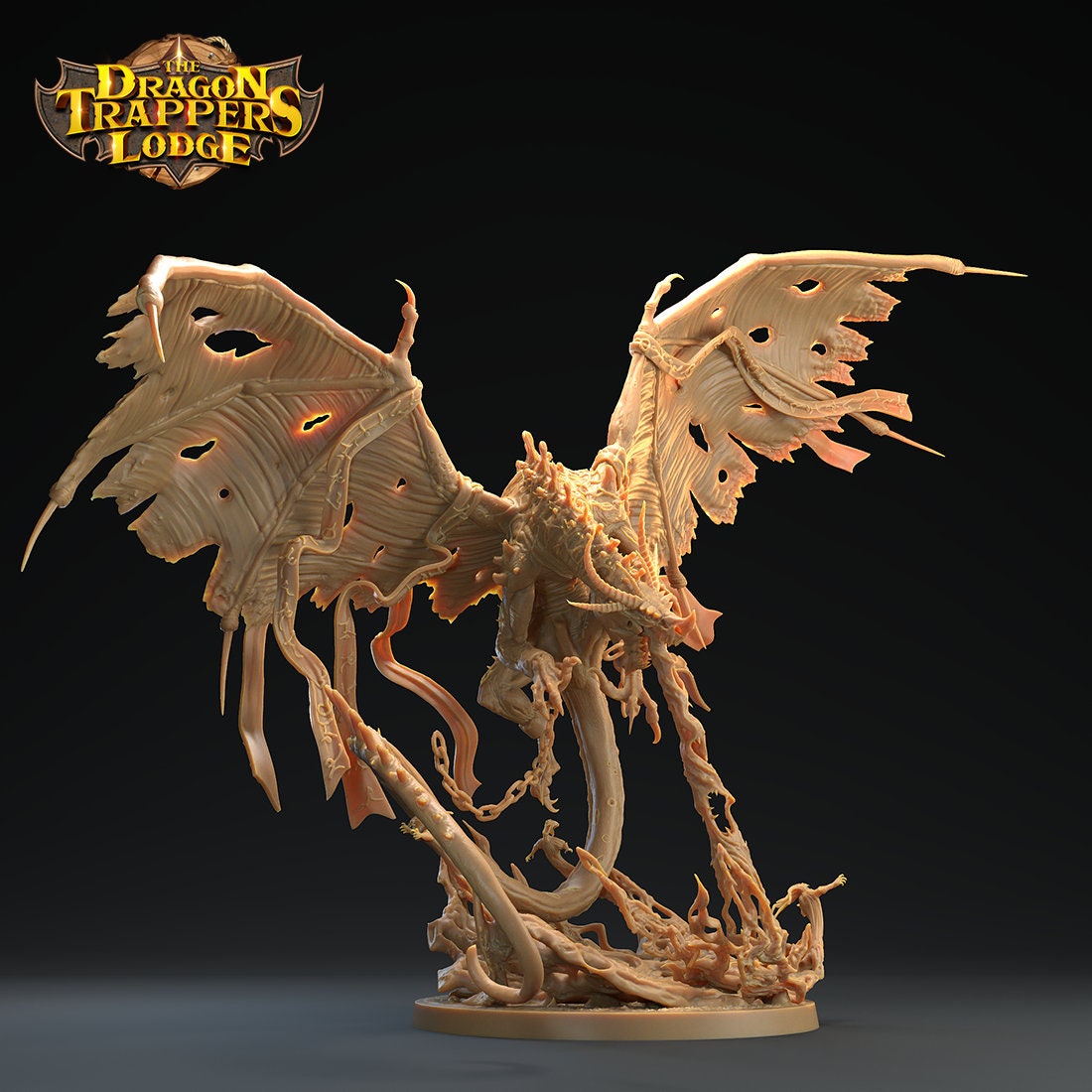 Dragon Of Hate Miniature, Morkarth | Tabletop RPG Miniature | Dragon Trappers Lodge | Roleplaying 3D Printed Fantasy Mini - 3DPrintDen