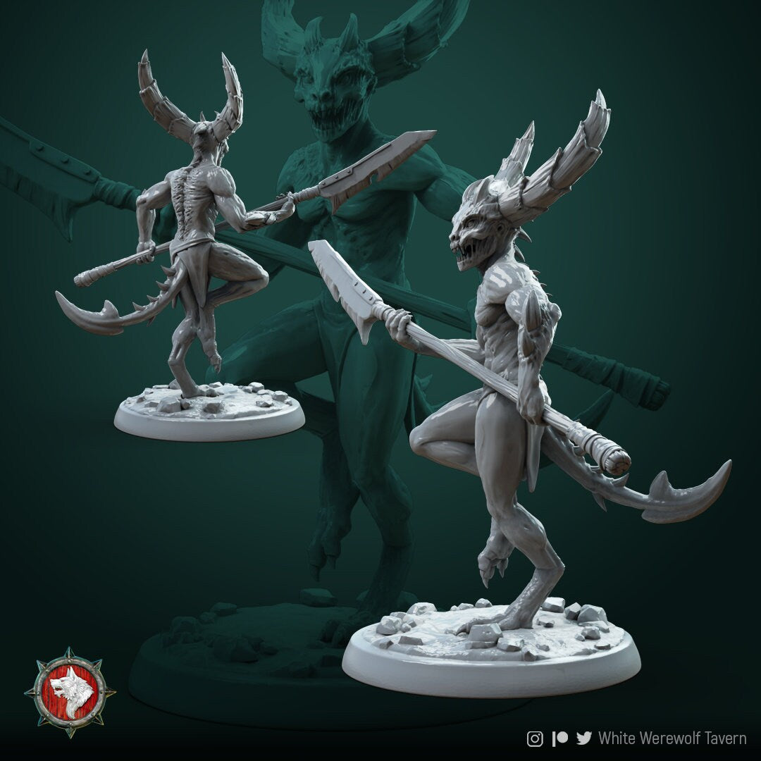 Imp Miniature | Tabletop RPG Miniature | White Werewolf Tavern | Roleplaying 3D Printed Fantasy Mini - 3DPrintDen