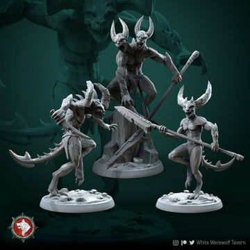 Imp Miniature | Tabletop RPG Miniature | White Werewolf Tavern | Roleplaying 3D Printed Fantasy Mini - 3DPrintDen