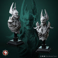 Demon Riser Bust, Azmogius | Tabletop RPG Miniature | White Werewolf Tavern | Roleplaying 3D Printed Fantasy Mini - 3DPrintDen