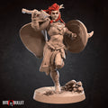 Amazon Queen Miniature, Anira | Tabletop RPG Miniature | Bite the Bullet | Roleplaying 3D Printed Fantasy Mini - 3DPrintDen