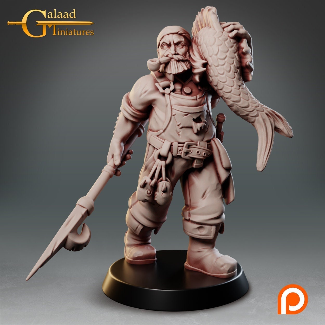 Sailor Miniature | Tabletop RPG Miniature | Galaad Miniatures | Roleplaying 3D Printed Fantasy Mini - 3DPrintDen