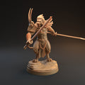 Lionfolk Warrior Miniature, Katoki | Tabletop RPG Miniature | Dragon Trappers Lodge | Roleplaying 3D Printed Fantasy Mini - 3DPrintDen