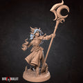 Female Night Elf Sorceress Miniature, Tiana | Tabletop RPG Miniature | Bite the Bullet | Roleplaying 3D Printed Fantasy Mini - 3DPrintDen