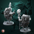 Frogfolk Shaman Miniature | Tabletop RPG Miniature | White Werewolf Tavern | Roleplaying 3D Printed Fantasy Mini - 3DPrintDen