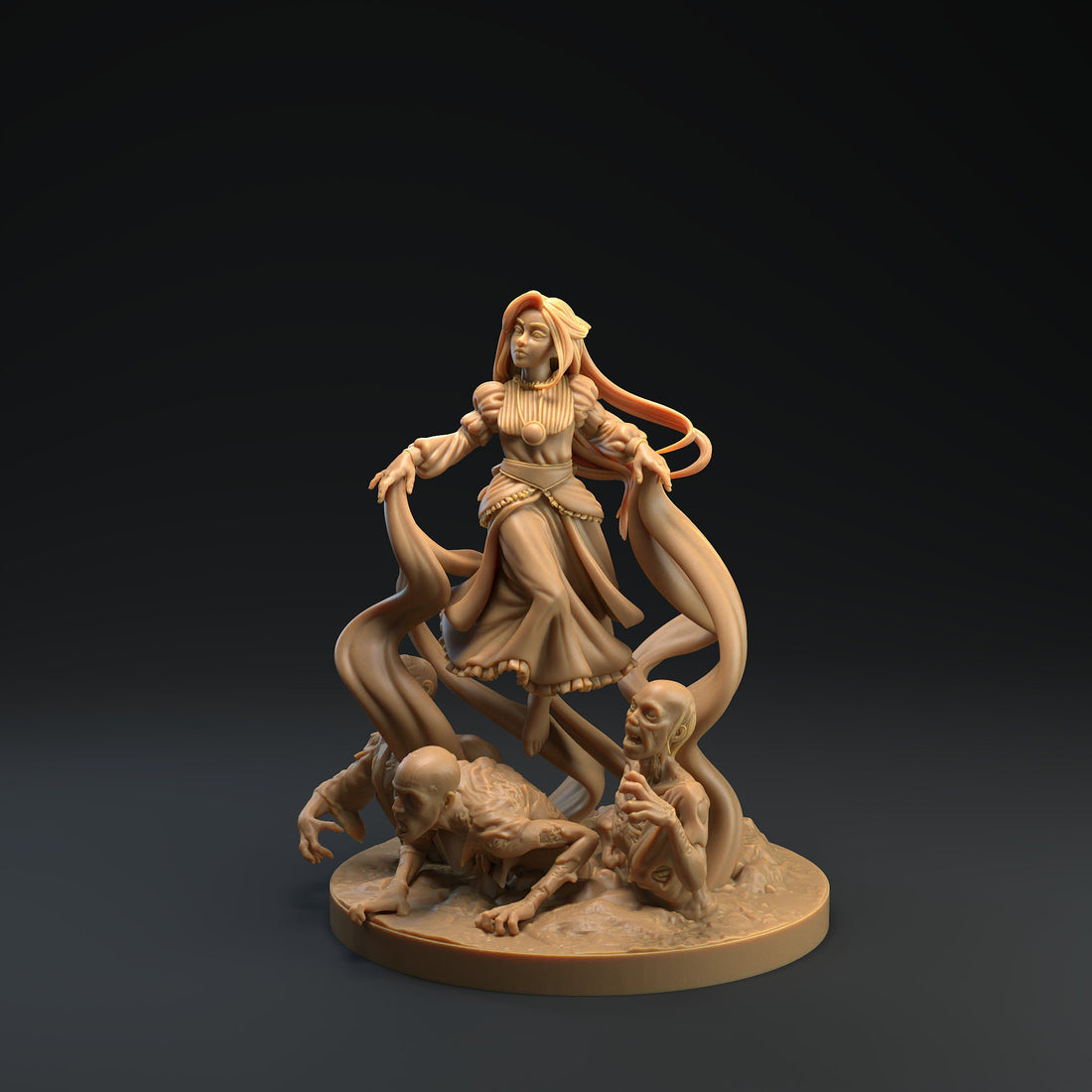 Ghost Girl Miniature | Tabletop RPG Miniature | Dragon Trappers Lodge | Roleplaying 3D Printed Fantasy Mini - 3DPrintDen