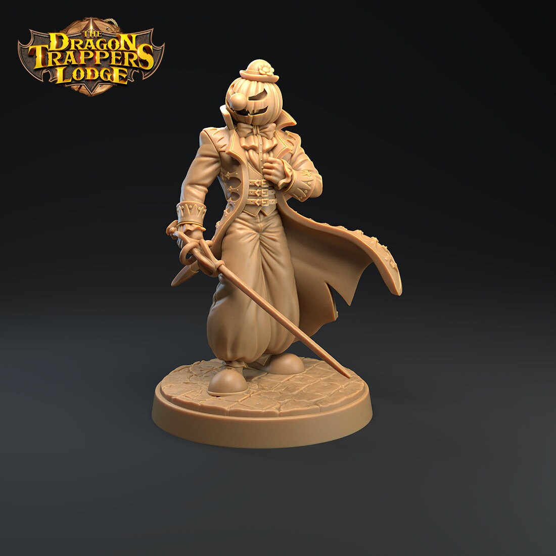 Headless Horseman Miniature | Tabletop RPG Miniature | Dragon Trappers Lodge | Roleplaying 3D Printed Fantasy Mini - 3DPrintDen