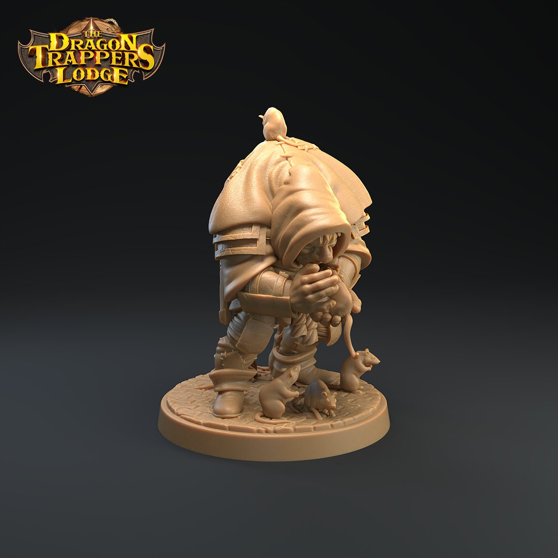 Hunchback Miniature | Tabletop RPG Miniature | Dragon Trappers Lodge | Roleplaying 3D Printed Fantasy Mini - 3DPrintDen