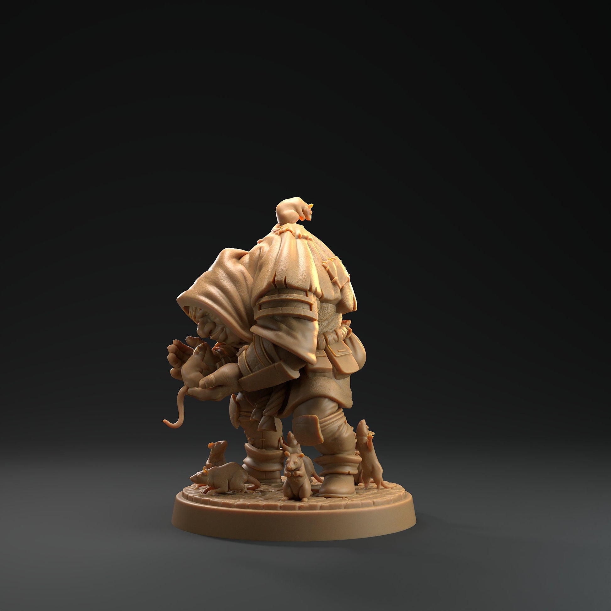 Hunchback Miniature | Tabletop RPG Miniature | Dragon Trappers Lodge | Roleplaying 3D Printed Fantasy Mini - 3DPrintDen