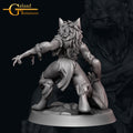 Werewolf Miniature | Tabletop RPG Miniature | Galaad Miniatures | Roleplaying 3D Printed Fantasy Mini - 3DPrintDen