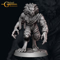 Werewolf Miniature | Tabletop RPG Miniature | Galaad Miniatures | Roleplaying 3D Printed Fantasy Mini - 3DPrintDen