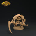 Pumpkin Sentinel Miniature | Tabletop RPG Miniature | Dragon Trappers Lodge | Roleplaying 3D Printed Fantasy Mini - 3DPrintDen