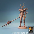 Dark Angel King Miniature | Tabletop RPG Miniature | Rescale Miniature | Roleplaying 3D Printed Fantasy Mini - 3DPrintDen