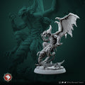 Demon Leader Miniature, Kerrafius | Tabletop RPG Miniature | White Werewolf Tavern | Roleplaying 3D Printed Fantasy Mini - 3DPrintDen