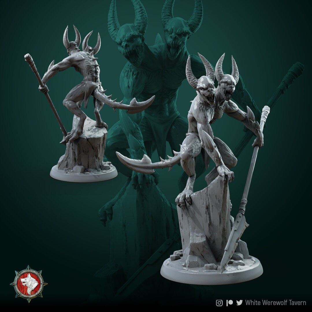 Imp Miniature | Tabletop RPG Miniature | White Werewolf Tavern | Roleplaying 3D Printed Fantasy Mini - 3DPrintDen