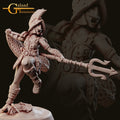 Female Spearman Miniature | Tabletop RPG Miniature | Galaad Miniatures | Roleplaying 3D Printed Fantasy Mini - 3DPrintDen