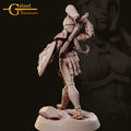 Female Fighter Miniature | Tabletop RPG Miniature | Galaad Miniatures | Roleplaying 3D Printed Fantasy Mini - 3DPrintDen