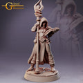 Female Wizard Apprentice Miniature | Tabletop RPG Miniature | Galaad Miniatures | Roleplaying 3D Printed Fantasy Mini - 3DPrintDen