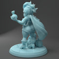 Female Goblin Alchemist Miniature, Goldie | Twin Goddess Miniatures | Tabletop RPG Miniature | Roleplaying 3D Printed Fantasy Mini - 3DPrintDen