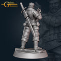 Mercenary Miniature | Tabletop RPG Miniature | Galaad Miniatures | Roleplaying 3D Printed Fantasy Mini - 3DPrintDen