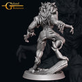 Werewolf Miniature | Tabletop RPG Miniature | Galaad Miniatures | Roleplaying 3D Printed Fantasy Mini - 3DPrintDen